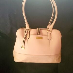 Light pink Tignanello satchel purse, in EUC.